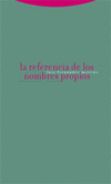 REFERENCIA DE LOS NOMBRES PROPIOS, LA