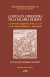 EFICACIA LIBERADORA DE LA PALABRA DE JESUS,LA