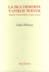 ISLA DESIERTA Y OTROS TEXTOS