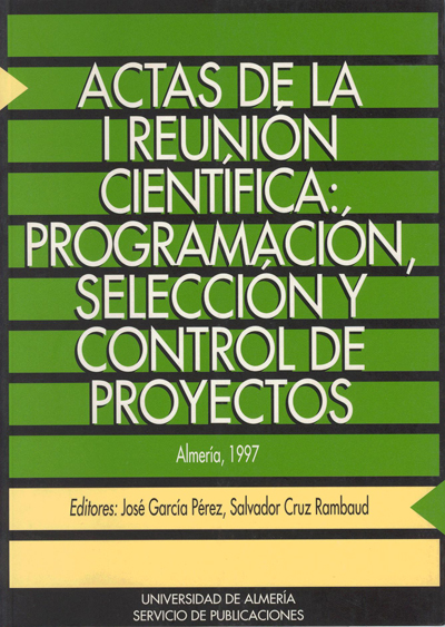 ACTAS DE LA I REUNION CIENTIFICA 