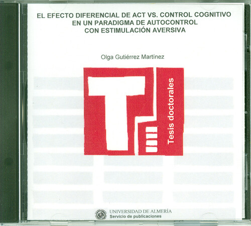 EFECTO DIFERENCIAL DE ACT VS. CONTROL COGNITIVO EN UN PARADI