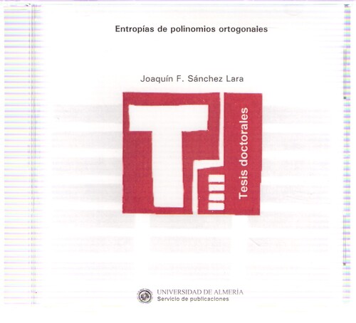 ENTROPIAS DE POLINOMIOS ORTOGONALES