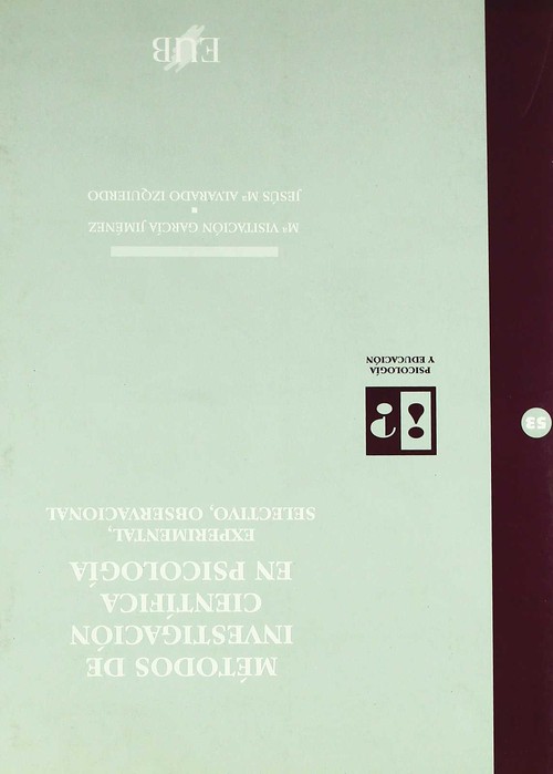 METODOS DE INVESTIGACION PS 53 CIENTIFICA EN PSICOLOGIA EXPE