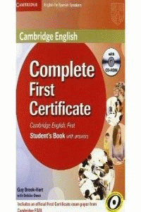 OBJECTIVE FIRST STUDENT BOOK WITHOUT ANSWERS + CD