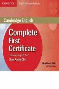 COMPLETE FIRST CERTIFICATE SPANISH SPEAKERS CLASS AUDIO