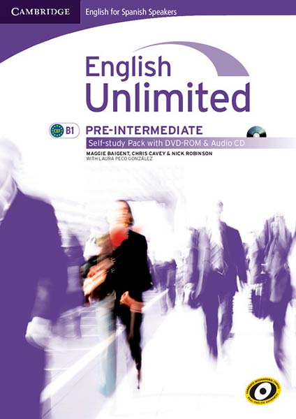 ENGLISH UNLIMITED B1 PRE-INTERMEDIATE (SELF-STUDY)