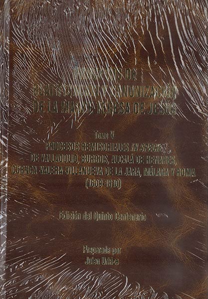 PROCESOS BEATIFIC.Y CANONIZ.MADRE TERESA JESUS TOMO V
