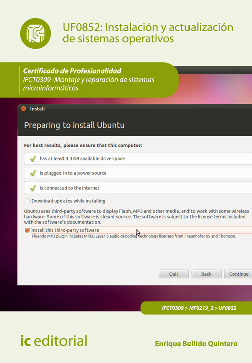 INSTALACION Y ACTUALIZACION DE SISTEMAS OPERATIVOS. IFCT0309