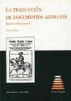 TRADUCCION DE DOCUMENTOS ALEMANES,LA
