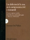 DEFECTOS DE LA COSA COMPRAV.CIVIL Y MER