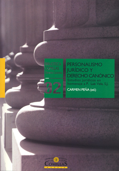 PERSONALISMO JURIDICO Y DERECHO CANONICO