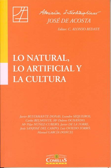 LO NATURAL, LO ARTIFICIAL Y LA CULTURA