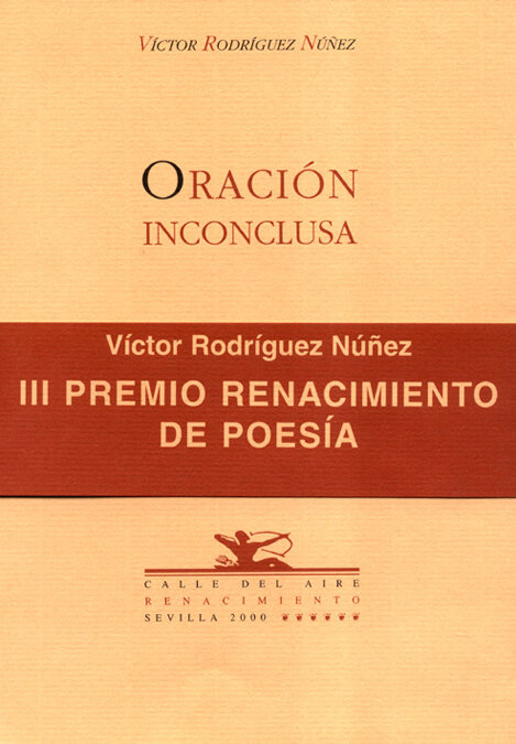ORACION INCONCLUSA, (III PREMIO