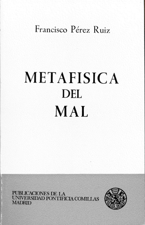 METAFISICA DEL MAL