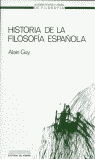 HISTORIA DE LA FILOSOFIA ESPA�OLA