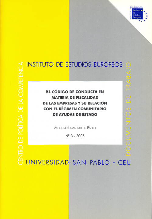 CODIGO DE CONDUCTA EN MATERIA DE FISCALIDAD DE LAS EMPRESAS
