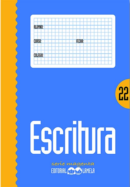ESCRITURA 22-SERIE MAGENTA-PACK 10 (PAUTA 3MM)
