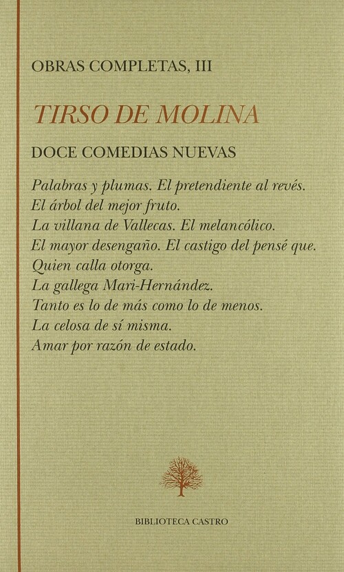 TIRSO DE MOLINA III