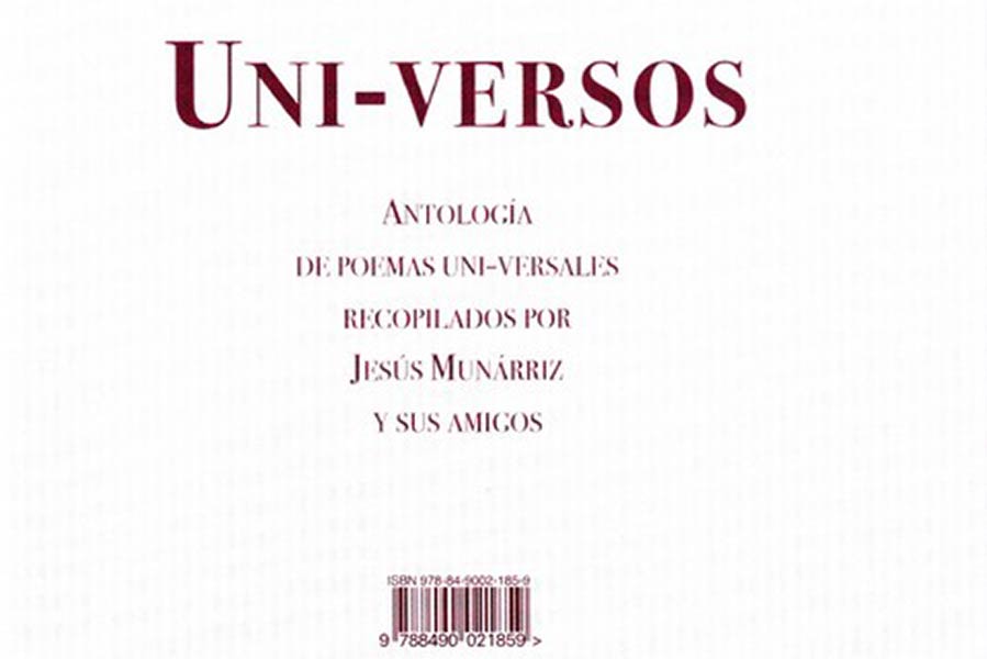 UNI-VERSOS. ANTOLOGIA DE POEMAS UNI-VERSALES
