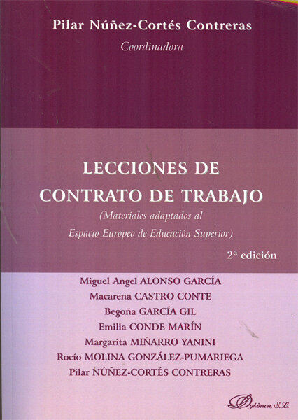 LECCIONES DE CONTRATO DE TRABAJO
