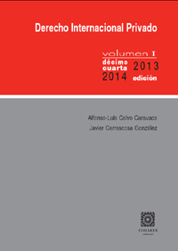 DERECHO INTERNACIONAL PRIVADO VOL.I