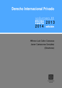 DERECHO INTERNACIONAL PRIVADO VOL.II