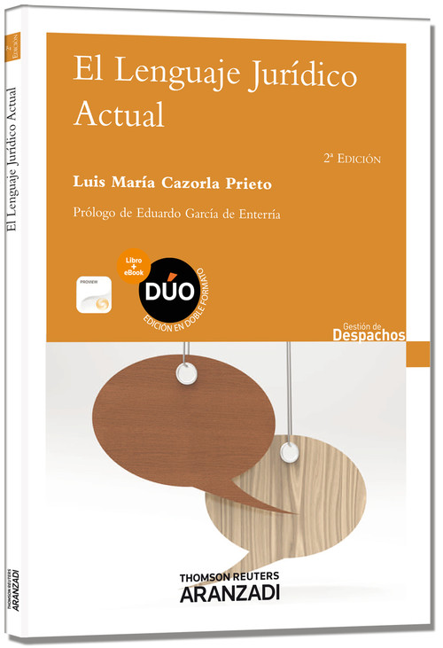 LENGUAJE JURIDICO ACTUAL (PAPEL + E-BOOK), EL