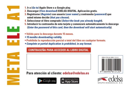 META ELE A1 - TARJETA APP ALUMNO