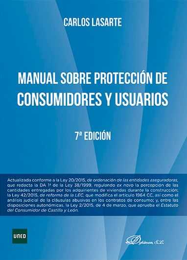 MANUAL SOBRE PROTECCION DE CONSUMIDORES Y USUARIOS