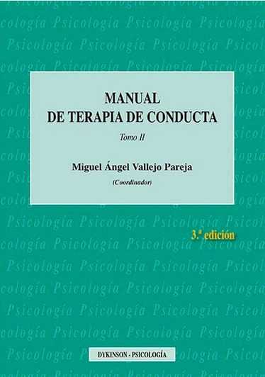 MANUAL DE TERAPIA DE CONDUCTA