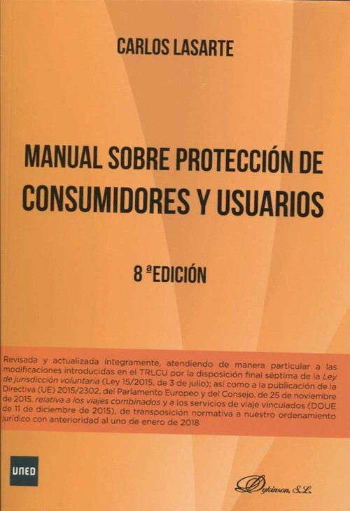 MANUAL SOBRE PROTECCION DE CONSUMIDORES Y USUARIOS