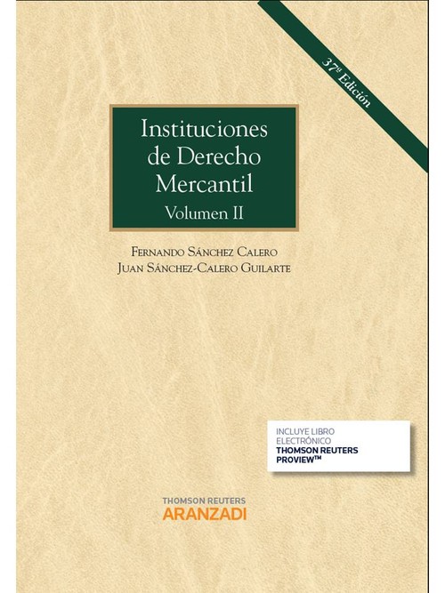 INSTITUCIONES DE DERECHO MERCANTIL. VOLUMEN II (PAPEL + E-BO