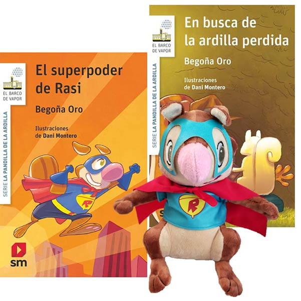 SUPERPODER DE RASI Y RASI ARQUEOLOGA +MU�ECO RASI (PACK)