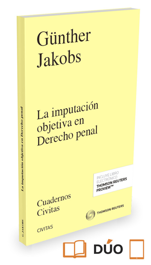 IMPUTACION OBJETIVA EN DERECHO PENAL (PAPEL + E-BOOK), LA