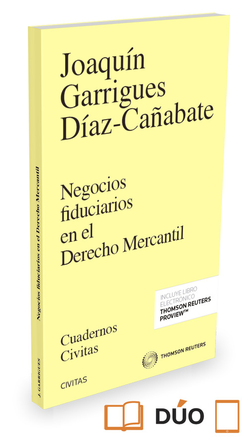 NEGOCIOS FIDUCIARIOS EN EL DERECHO MERCANTIL (PAPEL + E-BOOK