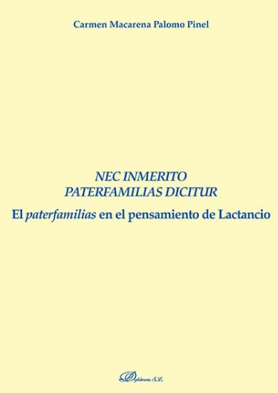 NEC INMERITO PATERFAMILIAS DICITUR