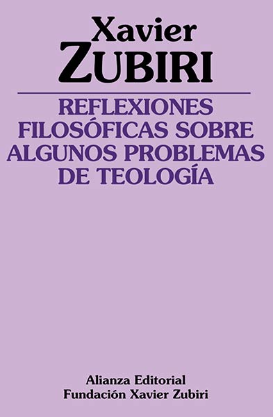 REFLEXIONES FILOSOFICAS SOBRE ALGUNOS PROBLEMAS TEOLOGIA