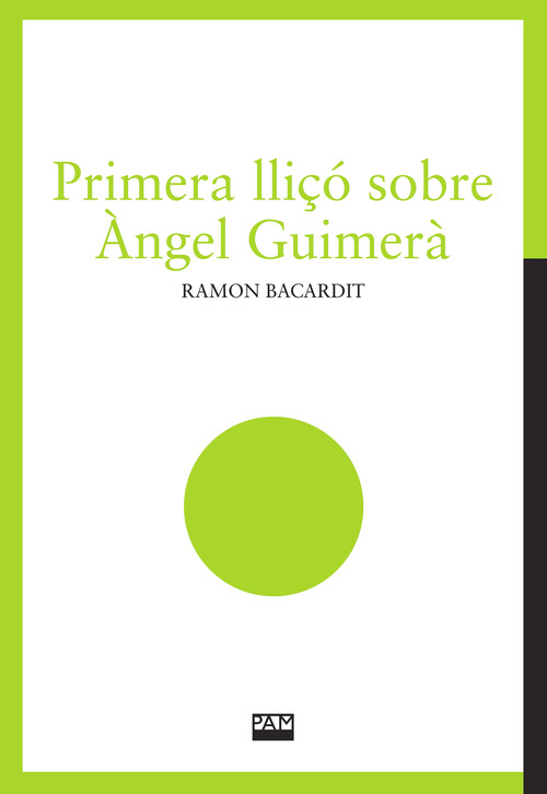 PRIMERA LLI�O SOBRE ANGEL GUIMERA