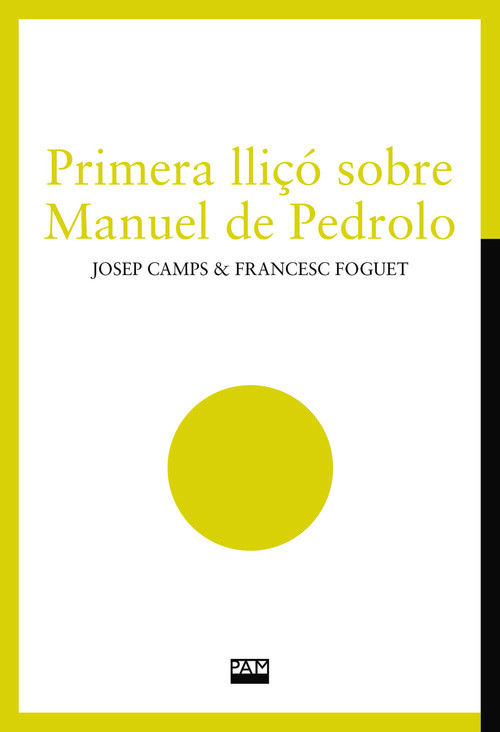 PRIMERA LLI�O SOBRE MANUEL DE PEDROLO