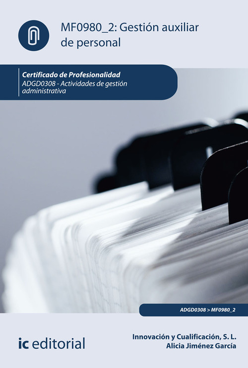 GESTION AUXILIAR DE PERSONAL. ADGD0308 - ACTIVIDADES DE GEST