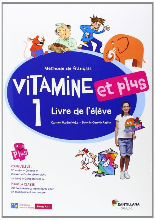 VITAMINE ET PLUS 1 ELEVE+CD+ CD DICT 5 EP