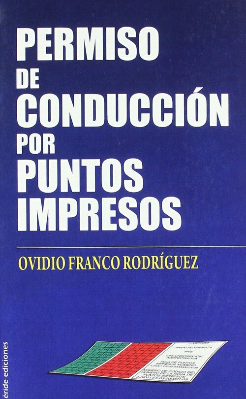 PERMISO DE CONDUCCION POR PUNTOS IMPRESOS