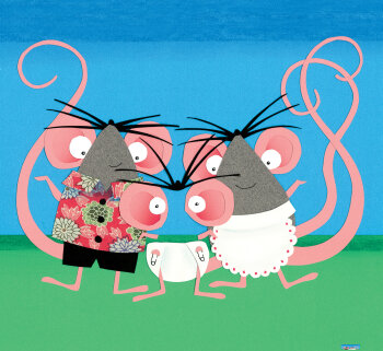 UN BEBE EN CASA DE LA RATONCITA RITA