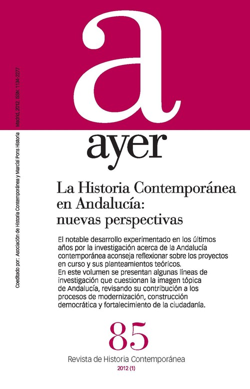 HISTORIA CONTEMPORANEA EN ANDALUCIA: NUEVAS PERSPECTIVAS, LA