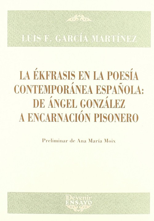 EKFRASIS EN LA POESIA CONTEMPORANEA..