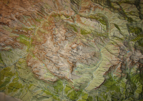 MAPA EN 3D DE LOS TRES MACIZOS DE LOS PICOS DE EUROPA