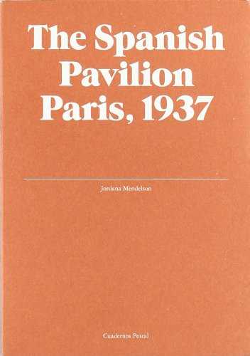 SPANISH PAVILION PARIS 1937 POSTAL INGLES