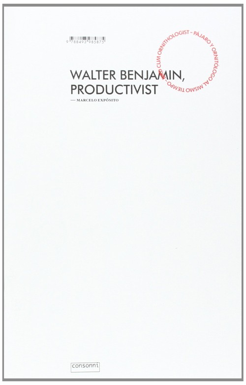 WALTER BENJAMIN PRODUCTIVISTA