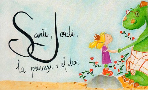SANTI, JORDI, LA PRINCESA I EL DRAC