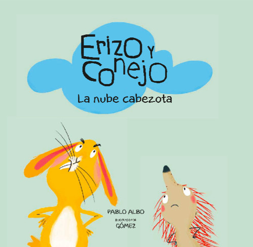 ERIZO Y CONEJO NUBE CABEZOTA